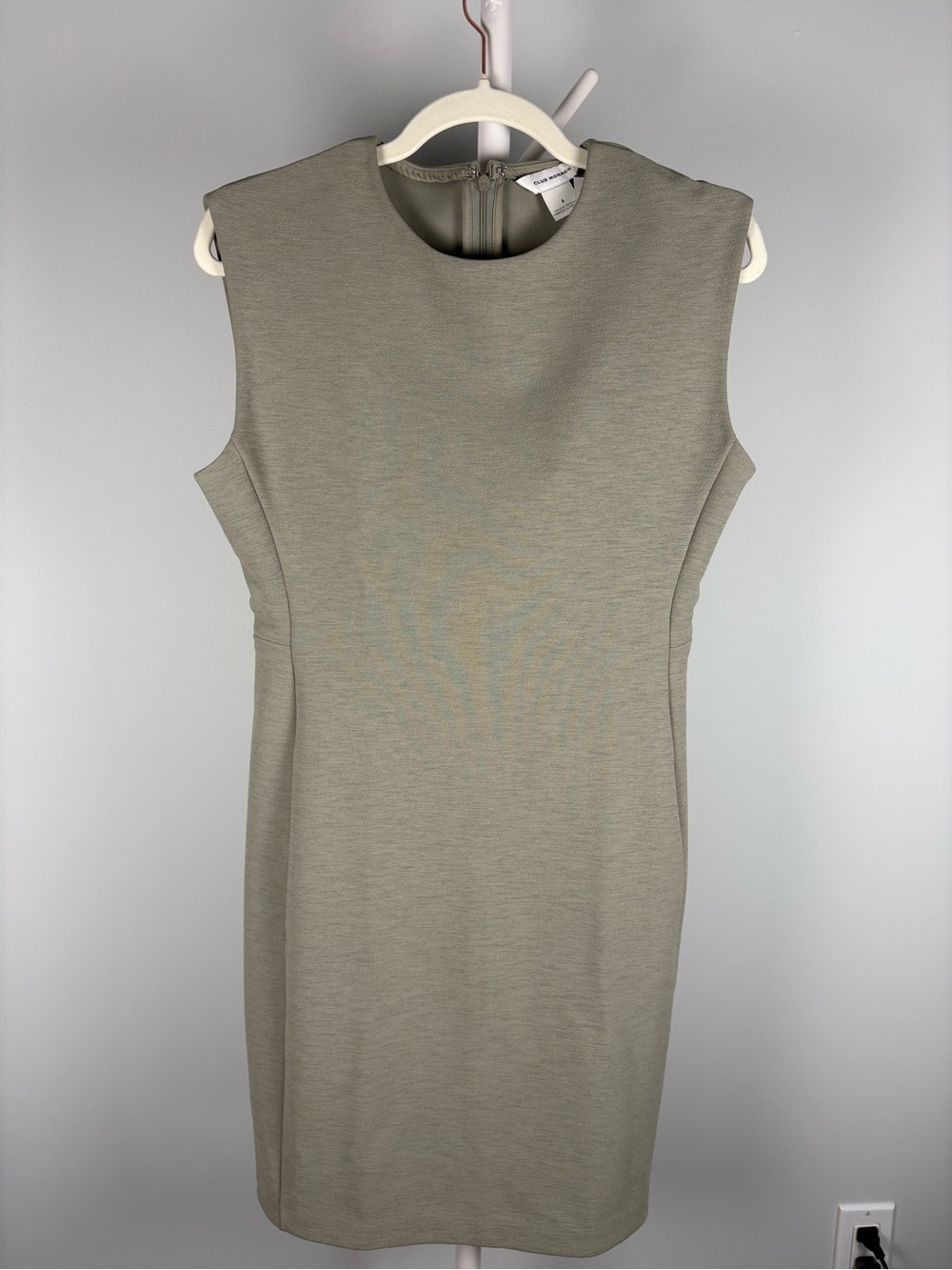 Club‎ Monaco Gray/Green Sleeveless Sheath Dress, Size 6, NWT